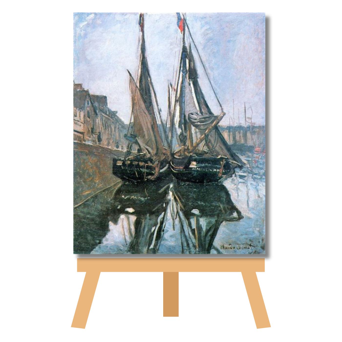 Vrouwen die vissen door Claude Monet Poster | Zazzle.nl