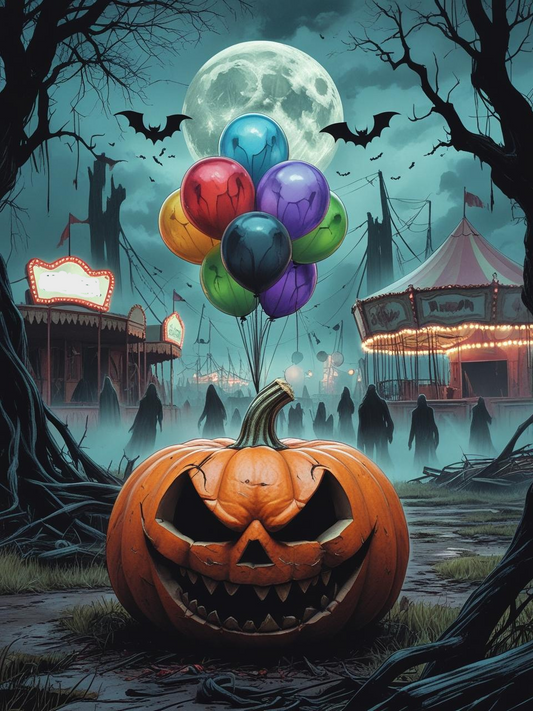 Jack O’ Lantern’s Curse Paint by Number