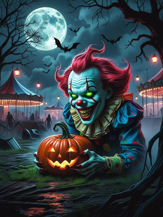 Night of the Pumpkin King Paint by Number