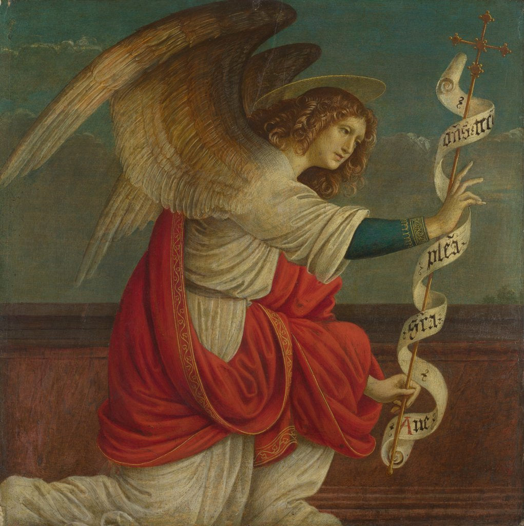 Paint By Number The Annunciation: The Angel Gabriel-Gaudenzio Ferrari