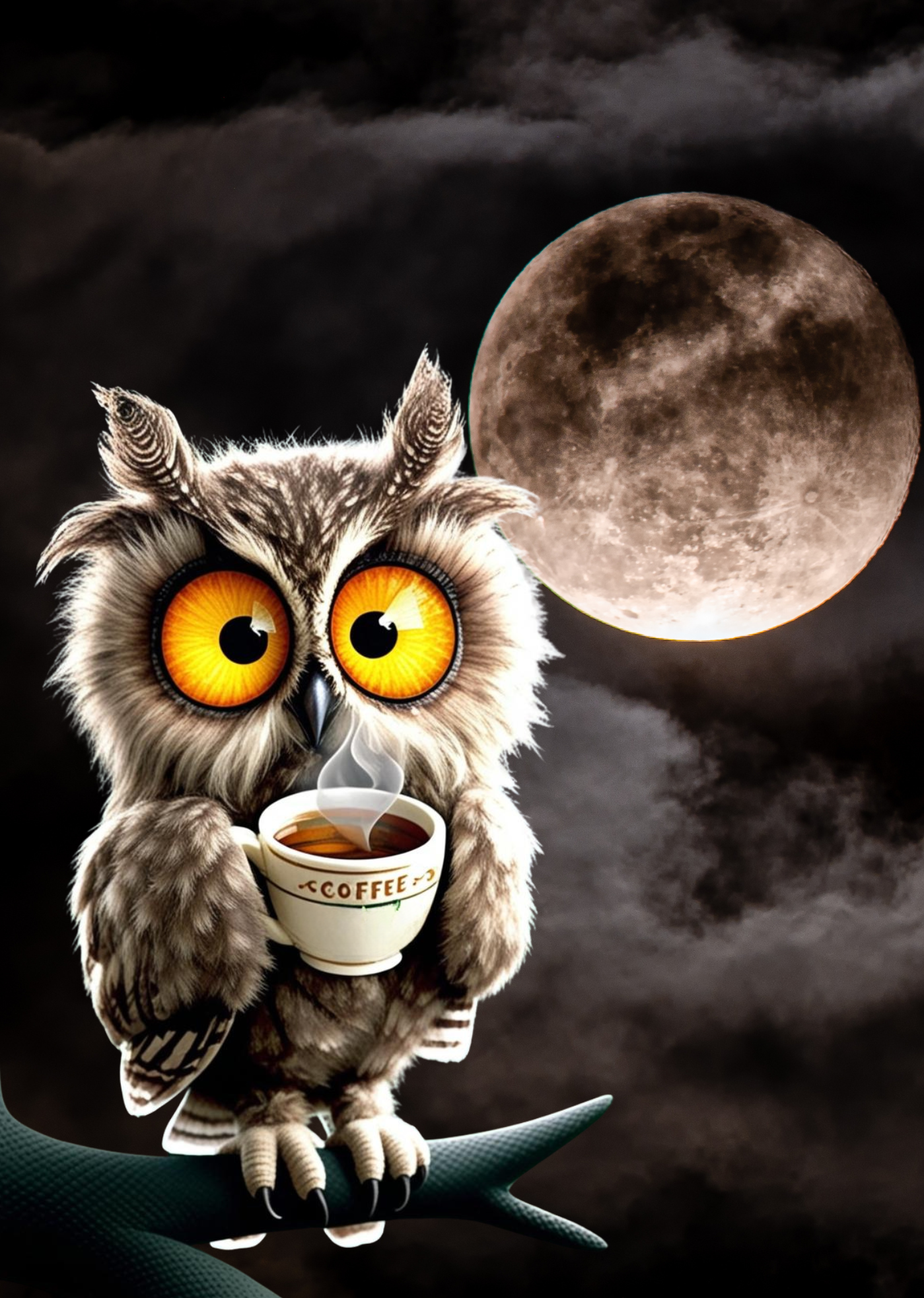 Paint By Number Java Night Owl