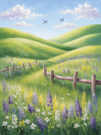 Paint By Number Meadow Dreams