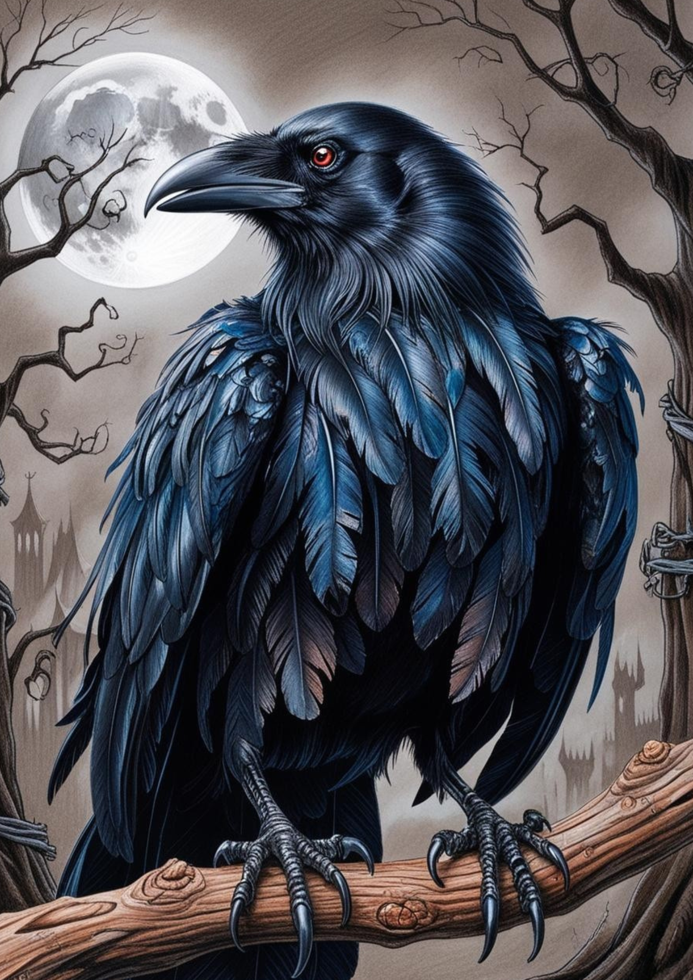 Paint by Number Nightfall Melody Crow