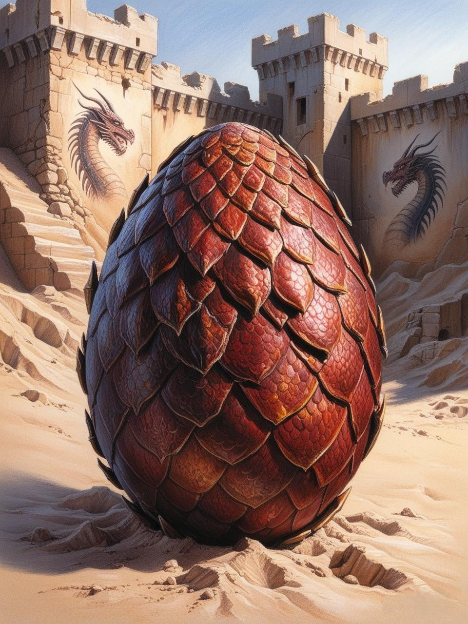 Paint by Number Stormborn Dragon Egg