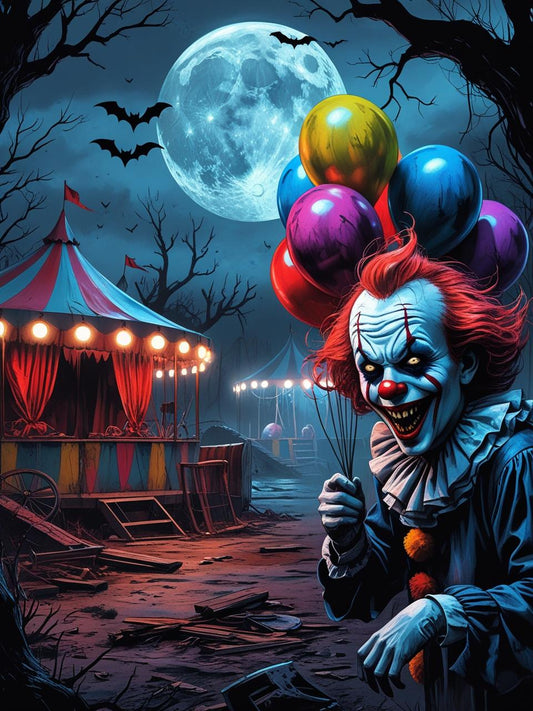 Jester of Nightmares Paint by Number