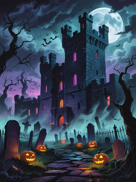 Shadows of the Castle Paint by Number