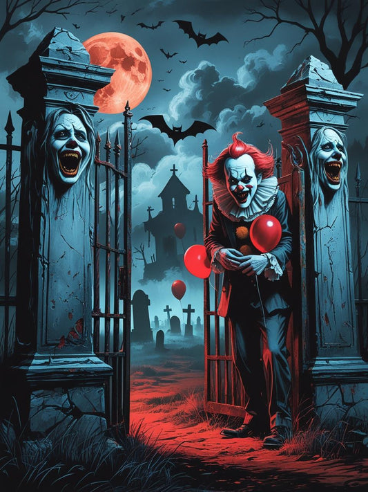 Guardian of the Graveyard Gates Paint by Number