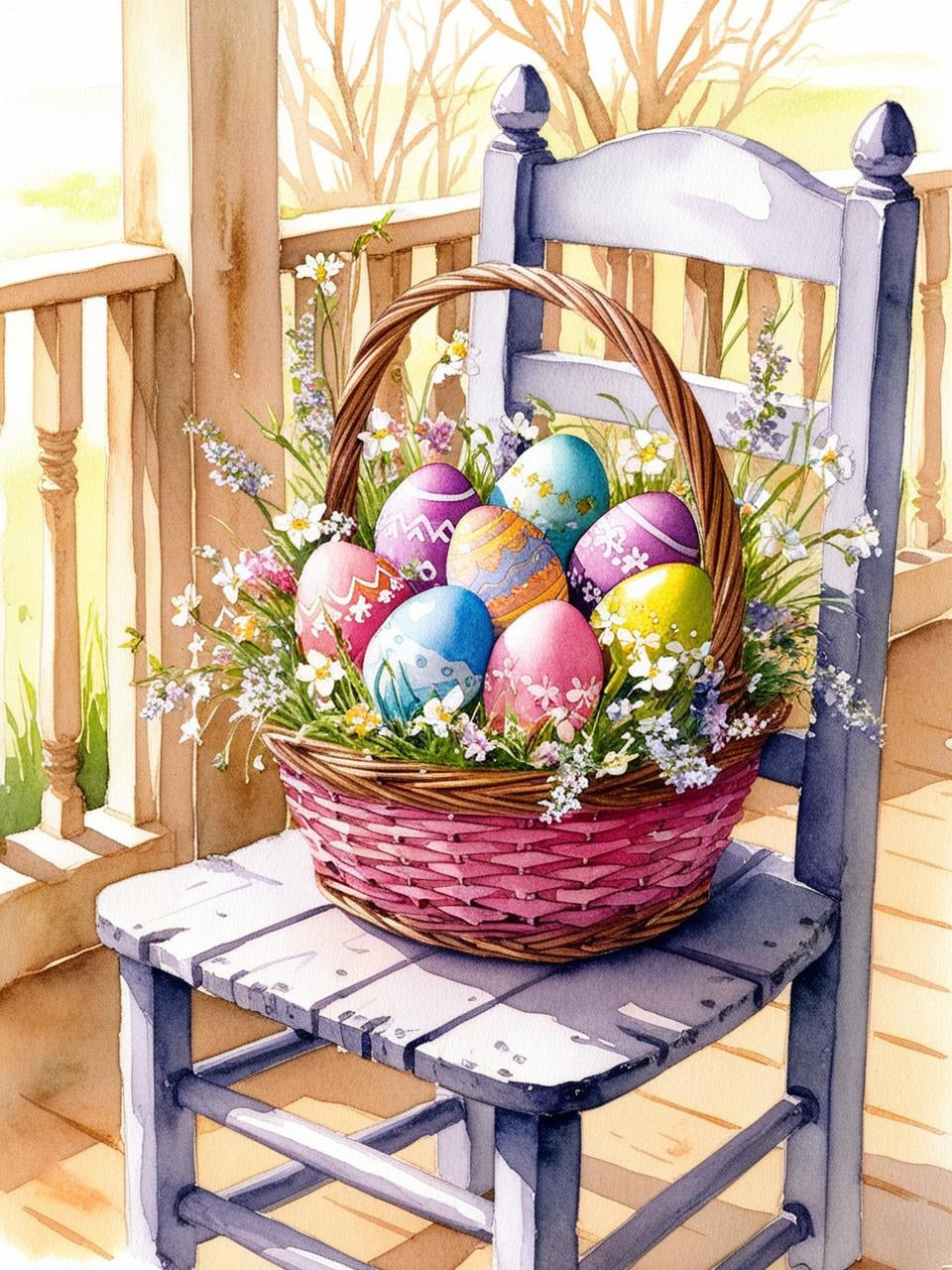 Paint By Number Ultimate Easter Basket Surprise