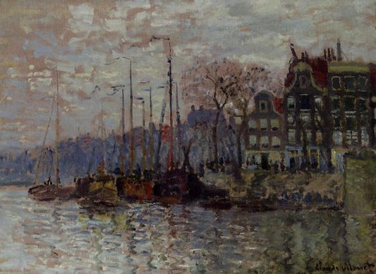 Paint By Number Amsterdam by Claude Monet