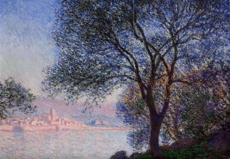 Paint By Number Antibes Seen from the Salis Gardens 02 - Claude Monet
