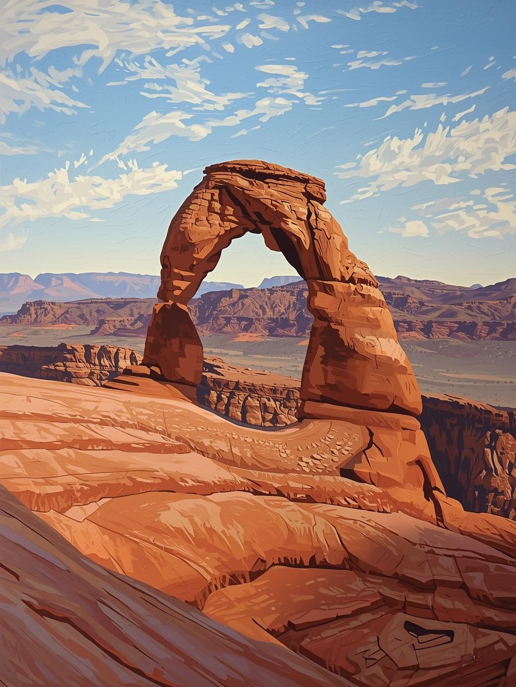Arches National Park (Utah) – Delicate Arch Paint by Number