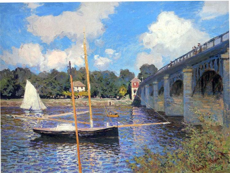 Paint By Number Argenteuil Bridge - Claude Monet