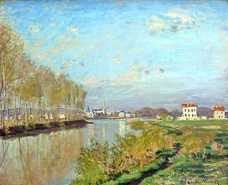 Paint By Number Argenteuil, The Seine - Claude Monet