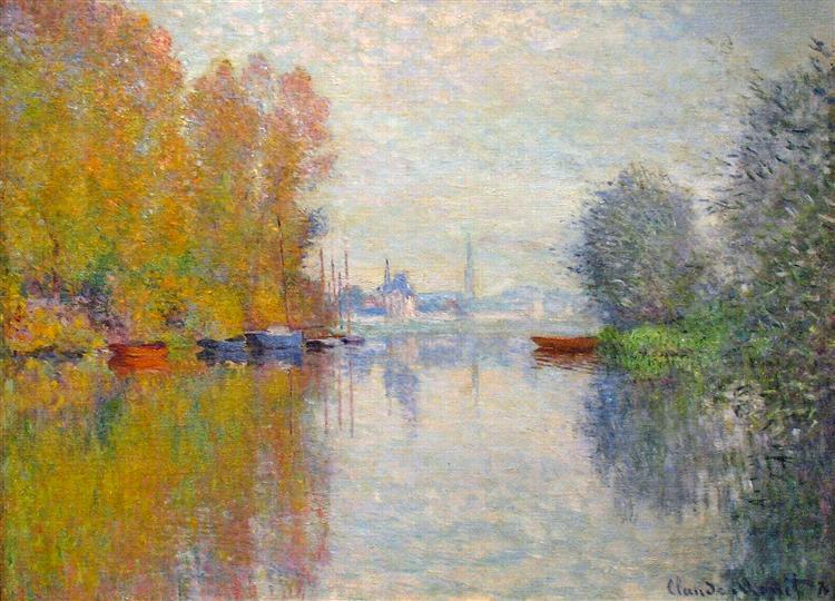 Paint By Number Autumn on the Seine at Argenteuil by Claude Monet