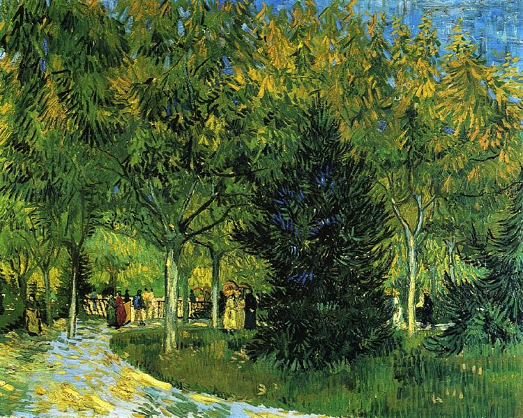 Avenue in the Park - Vincent Van Gogh Paint by Number