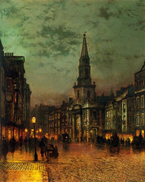 Paint By Number Blackman Street, London - John Atkinson Grimshaw