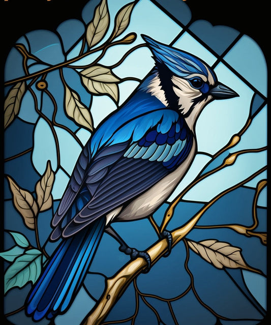 Blue Bird Diamond Painting