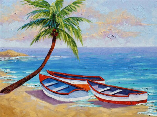 Boating in Paradise Diamond Painting