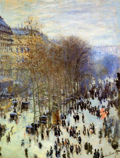 Paint by Number Boulevard des Capucines by Claude Monet