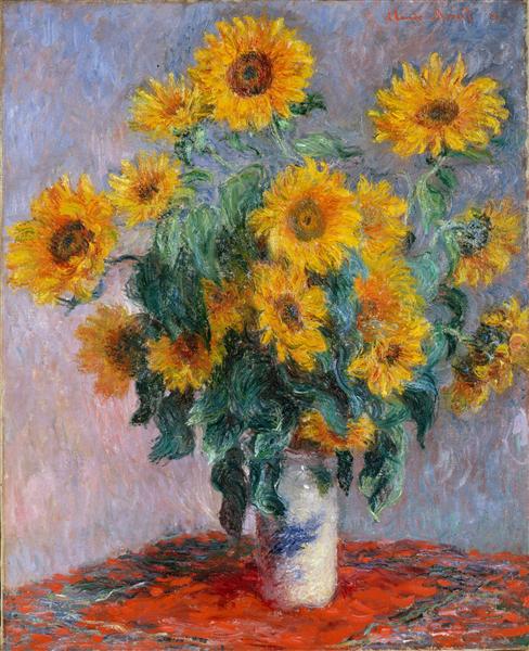 Paint by Number Bouquet of Sunflowers by Claude Monet