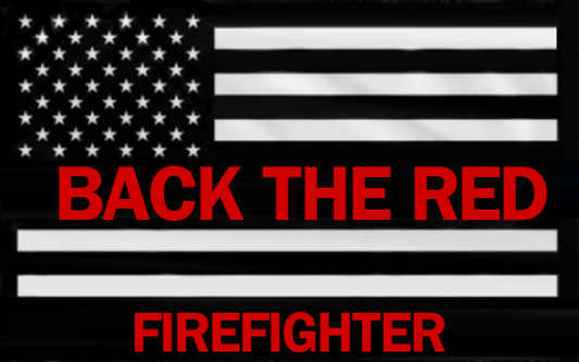 Bravery Beyond Words Firefighter Paint by Number
