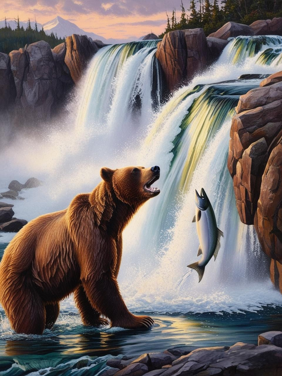 Paint by Number Katmai National Park (Alaska)