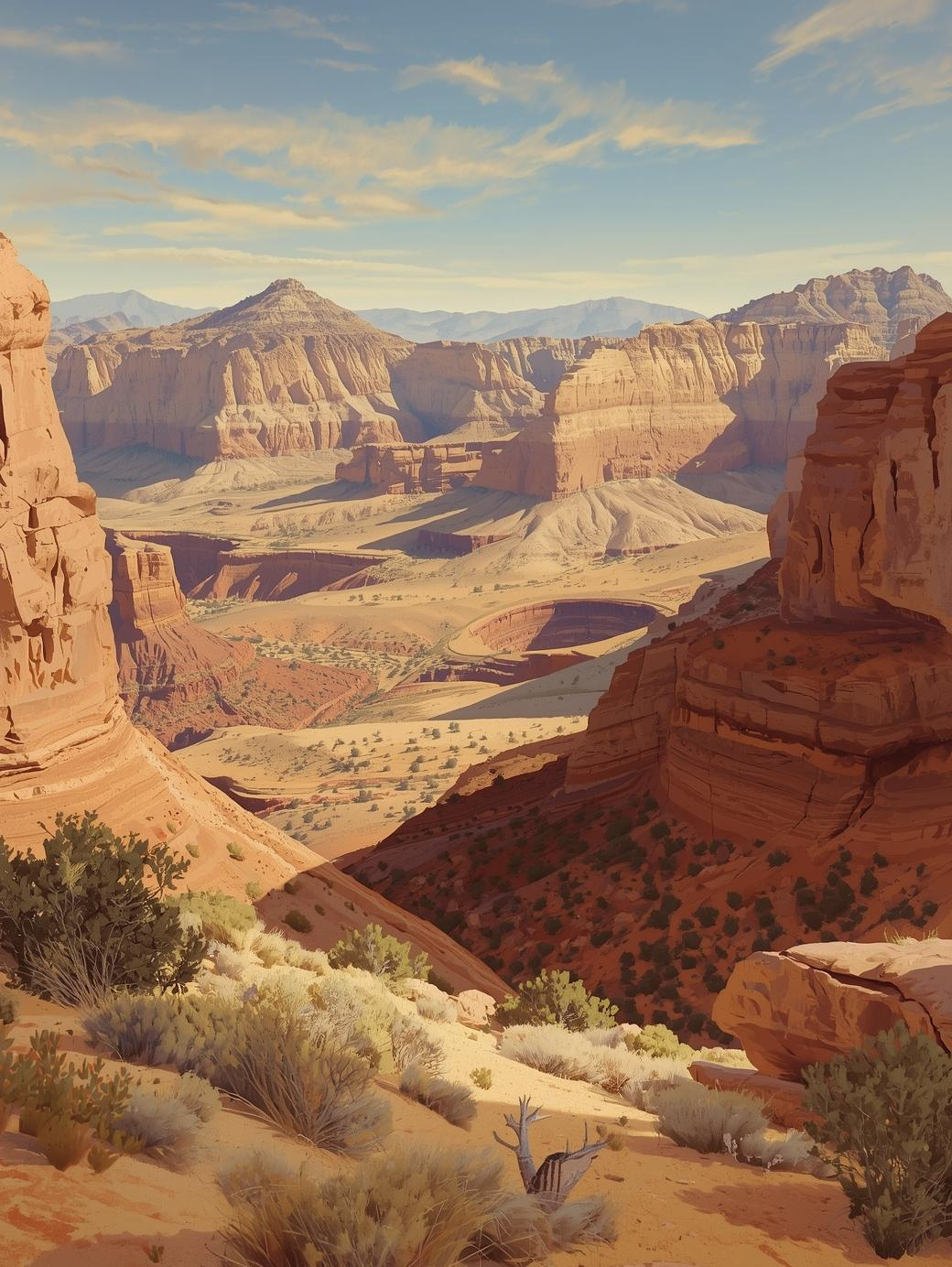 Capitol Reef National Park (Utah) – Waterpocket Fold Paint by Number