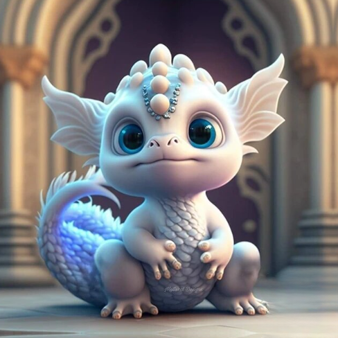 Paint by Number Charming Dragon Cub