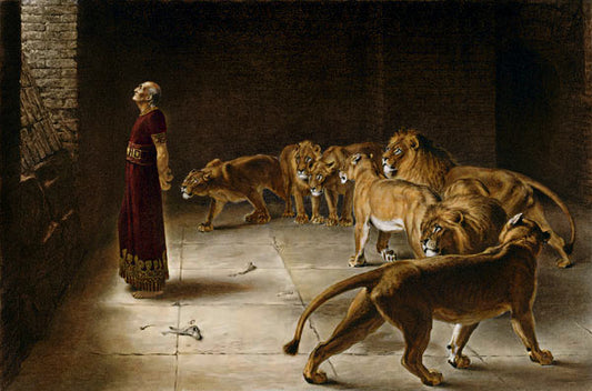 Daniel in the Lions Den Paint by Number- Briton Riviere