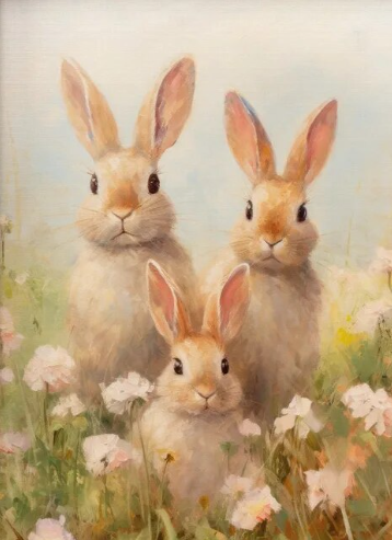 Paint By Number Easter Whisker Wonders