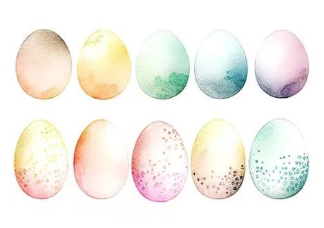 Paint By Number Egg-citing Eggs