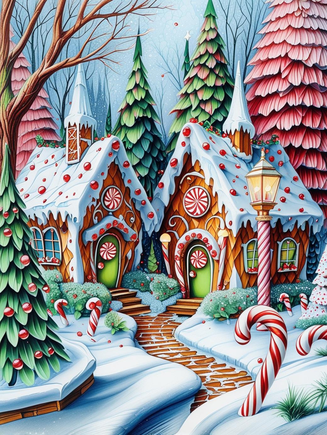 Paint by Number Dreamland Gingerbread House