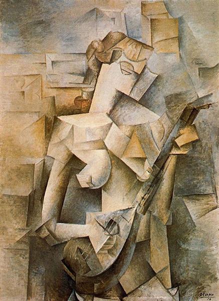 Paint by Number Girl with Mandolin Pablo Picasso