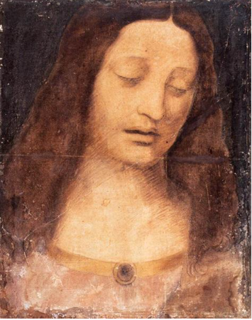 Paint By Number Head of Christ by Leonardo da Vinci