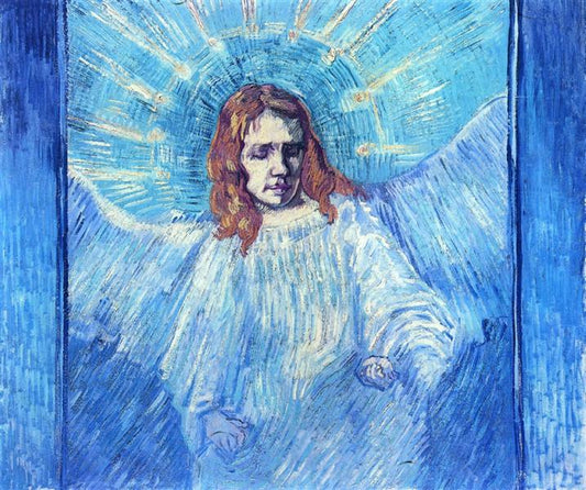 Head of an Angel, after Rembrandt -  Vincent Van Gogh Paint by Number