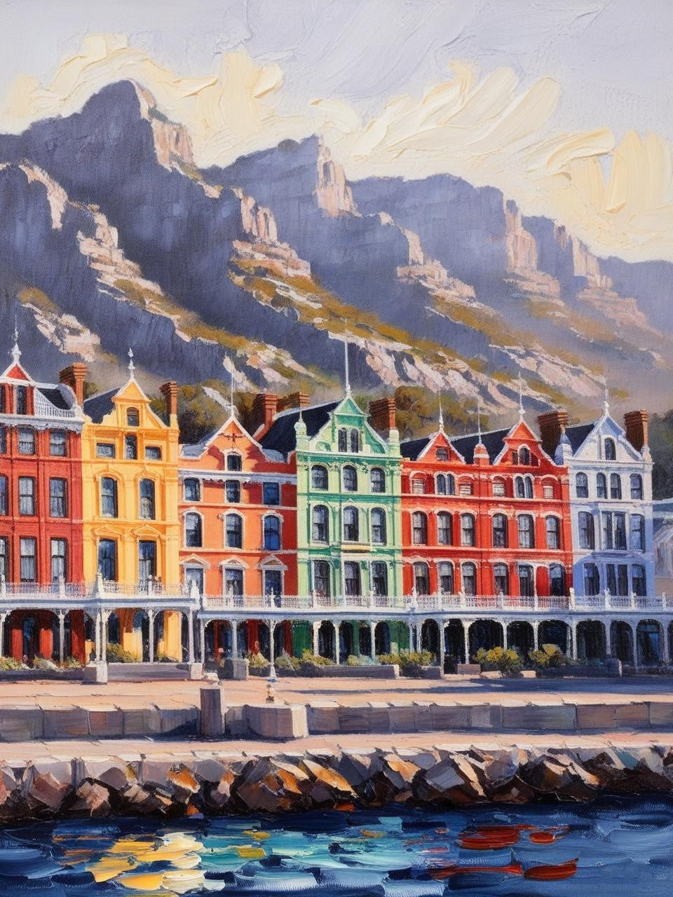 Paint By Number Historic Cape Town Waterfront