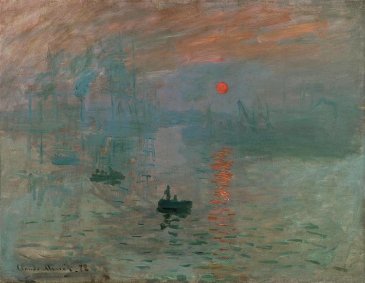 Paint By Number Impression, sunrise 1 by Claude Monet