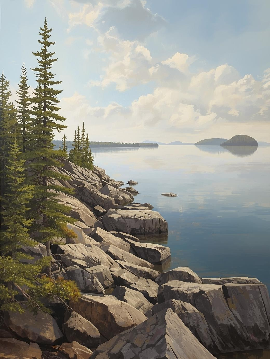 Isle Royale National Park (Michigan) – Shoreline & Forest Paint by Number