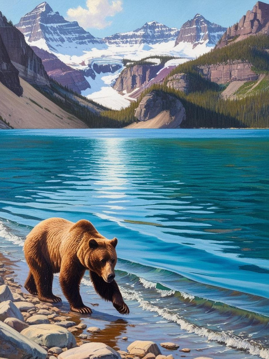 Paint by Number Lake Clark National Park (Alaska)