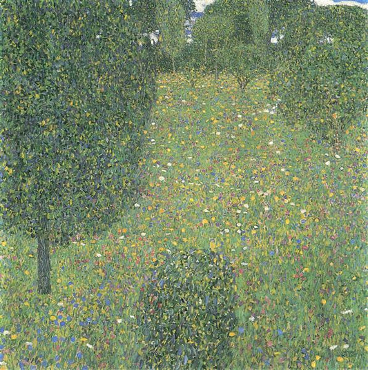 Paint By Number Landscape Garden Meadow in Flower - Gustav Klimt