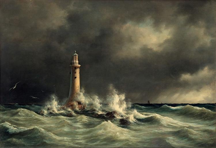 Paint By Number Lighthouse at Stora Bält