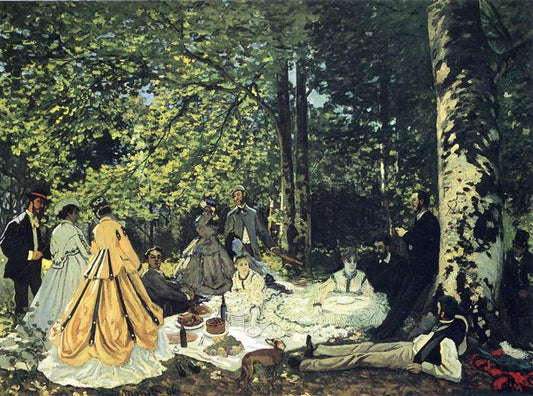 Paint By Number Luncheon on the Grass by Claude Monet