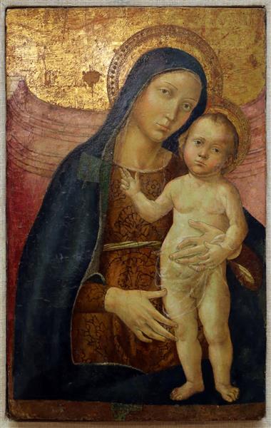Paint By Number Madonna Col Bambino - Antoniazzo Romano