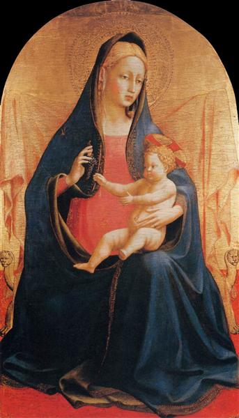 Paint By Number Madonna and Child of the Grapes - Fra Angelico