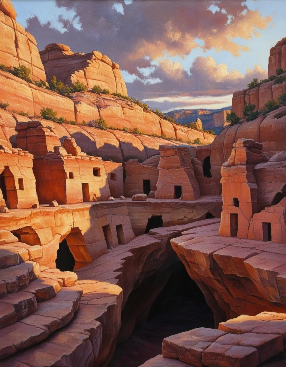 Paint by Number Mesa Verde National Park (Colorado)