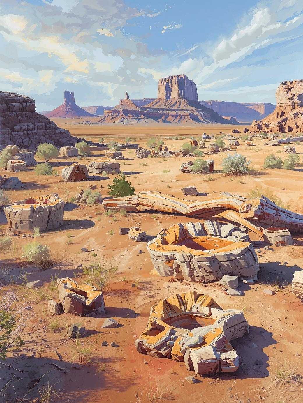 Petrified Forest National Park (Arizona) Paint by Number