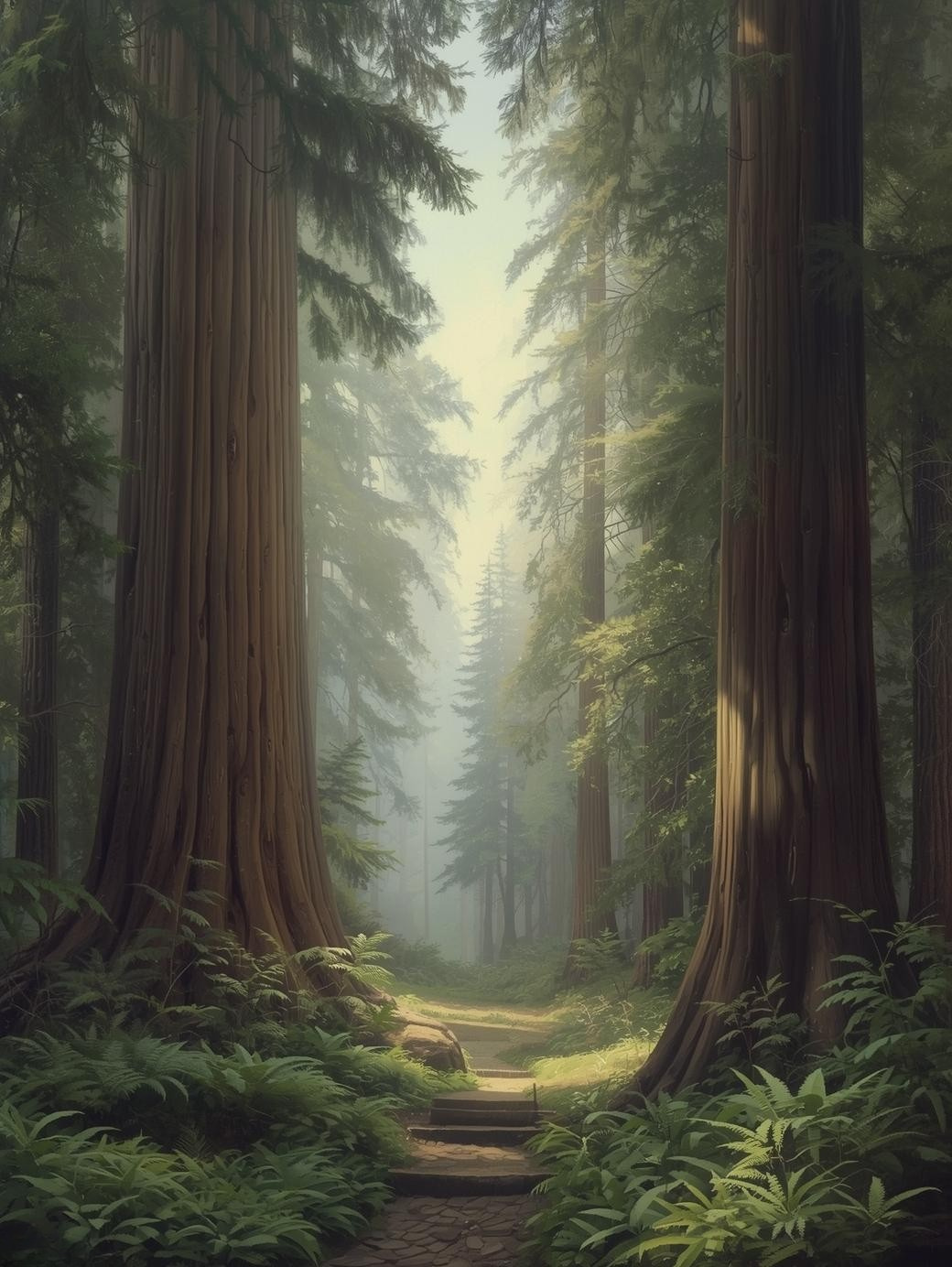 Redwood National Park (California) Paint by Number
