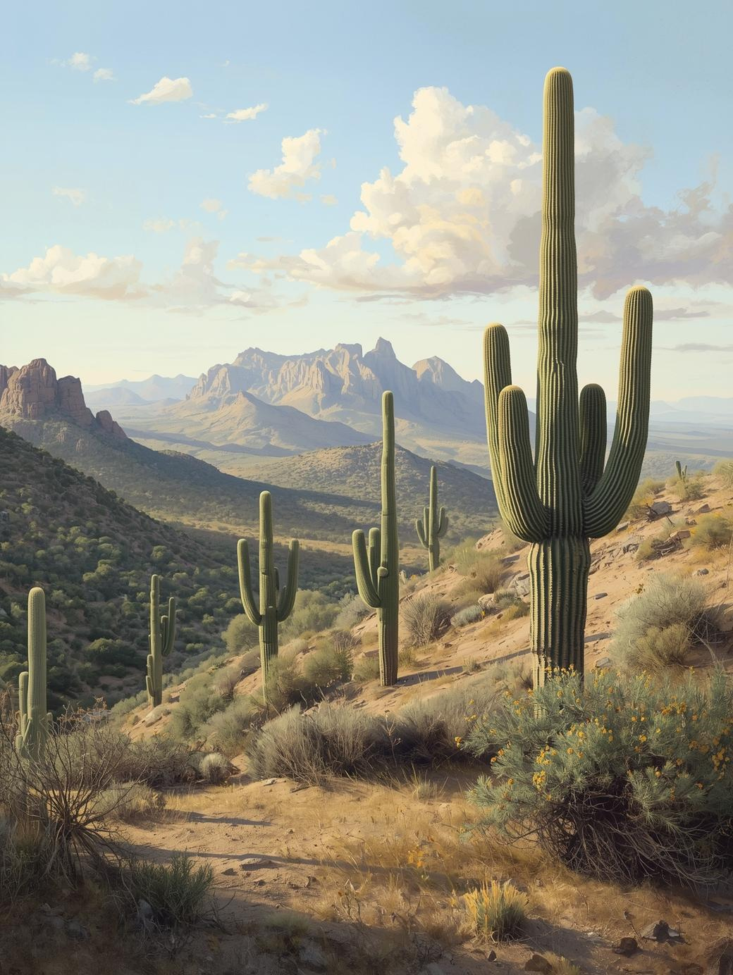 Saguaro National Park (Arizona) Paint by Number