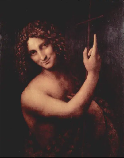 Saint John the Babtist by Leonardo da Vinci Paint By Number