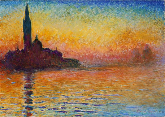 Paint By Number San Giorgio Maggiore at Dusk by Claude Monet